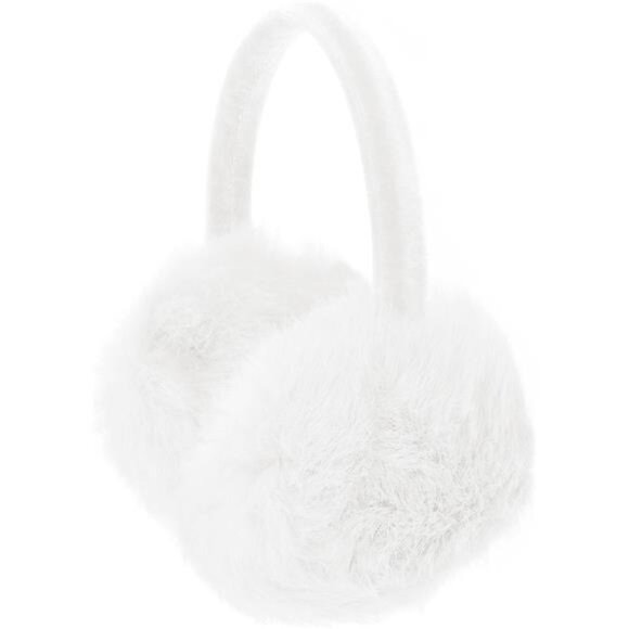 Women's Genuine Rabbit Fur Ear Muffs - Adjustable Ear Warmers - Picture 6 of 8